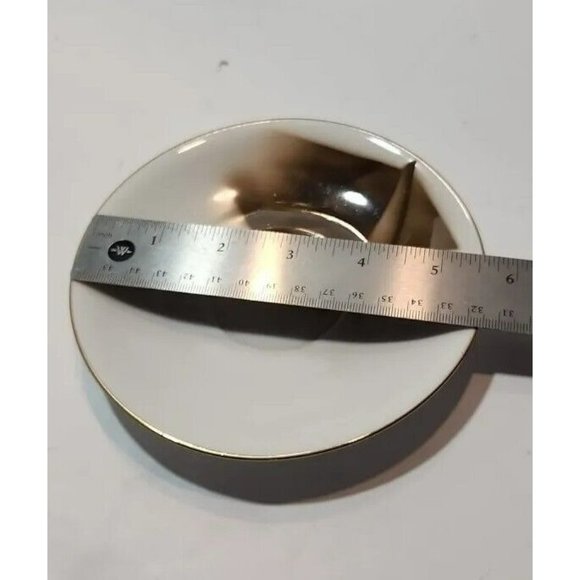 Vtg KRN Handpainted Teacups And Saucers Brown & White China (4) Extremely Rare - Picture 12 of 13